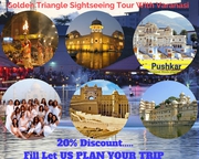 7Night 8Day Golden Triangle Sightseeing Tour Package at Un-Beatable Pr