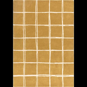 Albany Grid Gold Rug by Asiatic Carpets