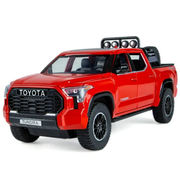for Tundra 1/24 Scale Red DieCast Metal Truck Model 